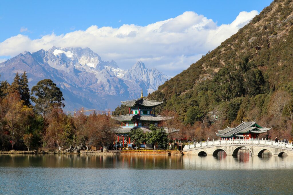 Estanque del Dragón Negro: lijiang china